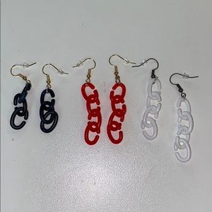 trendy chain link earrings!!